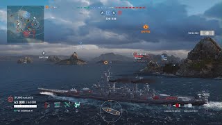 World of Warships Legends  Georgia In Div Fun [upl. by Fleeman977]