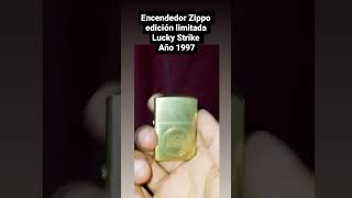 Encendedor Zippo Lucky Strike edición limitada 1997 [upl. by Sixla]