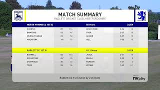 Radlett CC 1st XI v North Mymms CC 1st XI [upl. by Flossi]