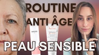 ROUTINE ANTI ÂGE POUR PEAU SENSIBLE amp RÉACTIVE [upl. by Mulac]