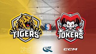 Super Tacks Tigers v Jetspeed Jokers  Div 9  9th November  iceHQ Rec League ice hockey [upl. by Ury849]