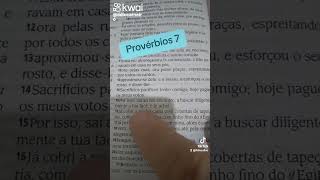 Provérbios 7 [upl. by Olbap]