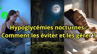 Hypoglycémie nocturne diabète nocturne  comment les éviter et les gérer  Solutions conseils [upl. by Aziul393]