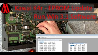 New life for old synths 2 Kawai K4r  EPROM Update  Windows 31 Editor amp Librarian on Windows 11 [upl. by Kelda97]