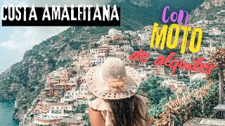 Recorrido en MOTO por la COSTA AMALFITANA  Positano Amalfi Sorrento y Ravello por 3 Euros [upl. by Llywellyn]