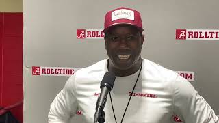 Alabama WR Coach JaMarcus Shephard Oklahoma Week [upl. by Claire]