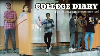 funny presentation 😁 ENGINEERING college diary part 1 video37 [upl. by Airet]