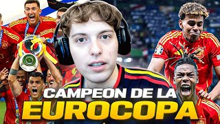 REACCION A ESPAÑA CAMPEON DE LA EUROCOPA 2024 LA 4TA COPA DE LA ROJA  MEMORIAS DEL FUTBOL [upl. by Girovard999]