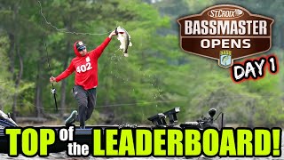 UNBELIEVABLE Day sends Me to the TOP of the Leaderboard Bassmaster Open Toledo Bend [upl. by Byrom]