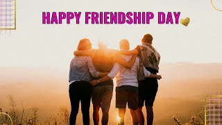 Happy Friendship Day StatusFriendship Day whatsApp Status 2021 Friendship Day Shayari Hindi Song [upl. by Eceerehs]