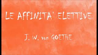 Le affinità elettive  J W von Goethe  Audiolibro  parte prima capitolo 1 [upl. by Giffard]