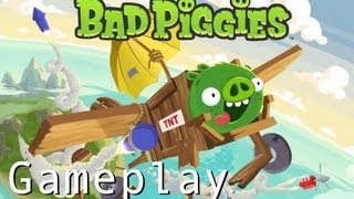 Bad Piggies  Gameplay Part 1 Ground Hog Day  WikiGameGuides [upl. by Hanako186]