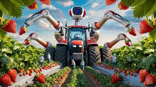 Revolutionary Harvesting Robot Transforming Strawberry Farms [upl. by Cressi]