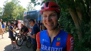 De Zoete 7th on home roads on stage 1 Tour de France Femmes quotIt was really fantasticquot [upl. by Artenak805]