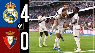 Real Madrid 40 Osasuna  HIGHLIGHTS  LaLiga 202324 [upl. by Suirtimed]