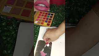 inshine professional 25 color lipstick palletePerfect 😍Nude lipstickmakeuptutorial shortvideolip [upl. by Supmart]