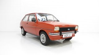 A Pristine Mk1 Ford Fiesta 1300GL with an Incredible 26333 Miles From New  SOLD AGAIN [upl. by Nallij375]