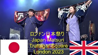 🇯🇵【ジャパン祭りロンドン】 JAPAN MATSURI LONDON 2023  UK  Ainu songs by Ankes – Duo  アイヌソング byアンケシ GB [upl. by Ailes]