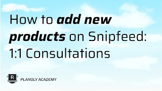 How to Add New Product on Snipfeed 11 Consultations [upl. by Liauqram]