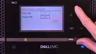 Dell Storage ML3 Change PIN [upl. by Corrianne]