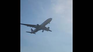 Swissair A330 arrival at dulles airport planesspotting swissairline a330 dullesairport [upl. by Anrev]