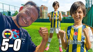 OĞLUMUN İLK DERBİSİ  FENERBAHÇE  TRABZONSPOR [upl. by Giark351]