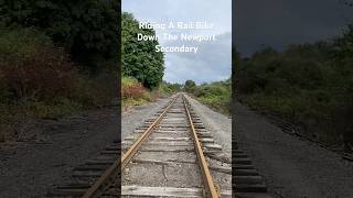 Riding A Rail Bike Down The Newport Secondary railexplorers railbike railroad [upl. by Nunes]