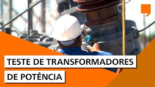 Teste de Transformadores de Potência [upl. by Petty]