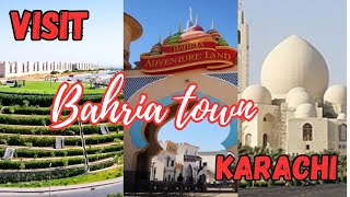 Bahria town ki sair  bahria town karachi  visit bahria town [upl. by Hewet]