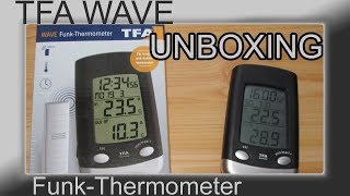 TFA Wave FunkThermometer Unboxing 30301601IT Dostmann [upl. by Sell978]