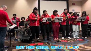 East High School Ukulele Group performs at the Alaska Principals’ Conference [upl. by Attolrahc]