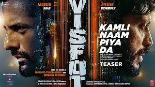 Visfot Kamli Naam Piya Da Teaser  Riteish Deshmukh  Fardeen Khan  Aftab Hashim Amjad N [upl. by Shaffert]