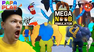 ПРОКАЧАЛ НУБА в THE KING👑 💪Mega Noob Simulator💪 [upl. by Procter]