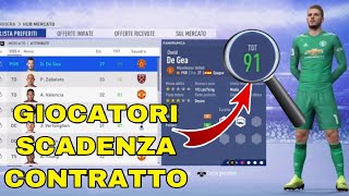 FIFA 19 Giocatori in SCADENZA DI CONTRATTO [upl. by Yrok715]