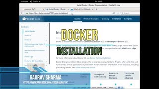 3 Docker in Hindi  installation and docker info and docker version commands [upl. by Joub]