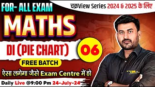 Data Interpretation Pie Chart Maths  For All Exam 2024  Pie Chart Maths  Maths Tricks  06 [upl. by Ahsied270]