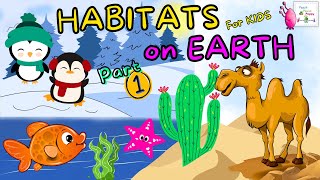 Animal Habitats For Kids  Animal Homes  Kids Vocabulary  Nature amp Environment  Best Learning Vid [upl. by Senoj]