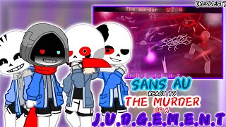 SANS AU REACT TO THE MURDER OF A JUDGEMENT REQUEST [upl. by Nirat992]