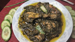 Chicken with Spinach  Degi chicken Palak  recipe by OneStar24 [upl. by Ardekal]