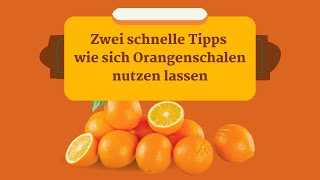 Orangenschalen oder Zitronenschalen nutzen [upl. by Petigny]