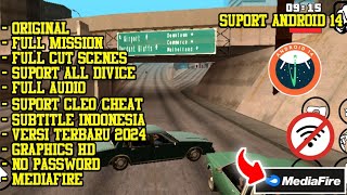 TUTORIAL LENGKAP CARA PASANG GTA SA ORIGINAL DAN CHEAT CLEO ANDROID TERBARU [upl. by Niarfe509]