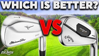 Mizuno Pro 225 vs Callaway Rogue ST Pro  Golf Irons Comparison [upl. by Fellows]