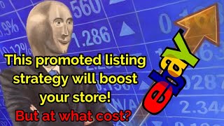 I used eBay suggested promoted ad rate on all my listings I increased sales but at what cost [upl. by Ataliah]