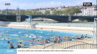 La piscine du Rhône sera ouverte lhiver [upl. by Cooperstein]