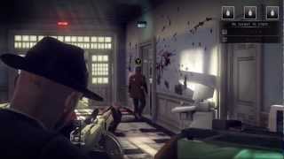 ◀Hitman Absolution DLC Codename Tommy Gun Bronson M1928 Gun Showcase [upl. by Hpejsoj812]