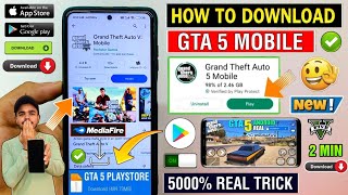 📲 GTA 5 MOBILE DOWNLOAD  HOW TO DOWNLOAD GTA 5 IN ANDROID  DOWNLOAD REAL GTA 5 ON ANDROID 2024 [upl. by Akenaj]