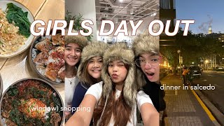 MAKATI AGAIN  mall window shopping w us  midyear sale salcedo dinner vlog [upl. by Placida]