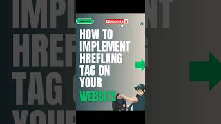 How to implement hreflang tag on website bloggingtips seotips shorts [upl. by Wilser194]