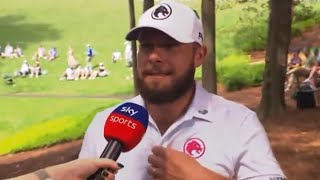 Tyrrell Hatton stuns interviewer with shock Masters admission live on TV [upl. by Narud]