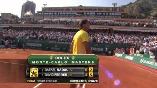 Nadal vs Ferrer  Montecarlo 2011  Final  Highlights HD [upl. by Ariahay858]